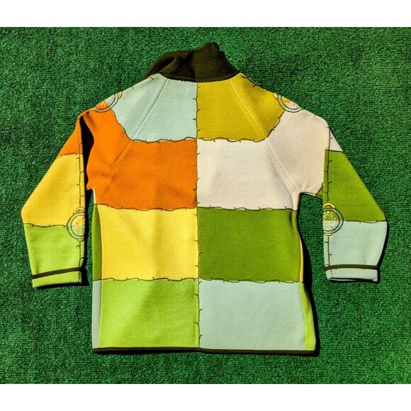 VTG Mod 1960s Squares Button-Down Cardigan Sweater Petite Sz10 Med Jacket EUC - Picture 7 of 7